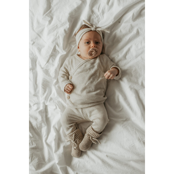Broekje mini cable beige - Afbeelding 2