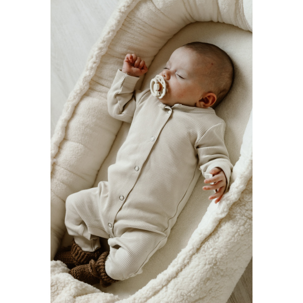Boxpakje rib beige