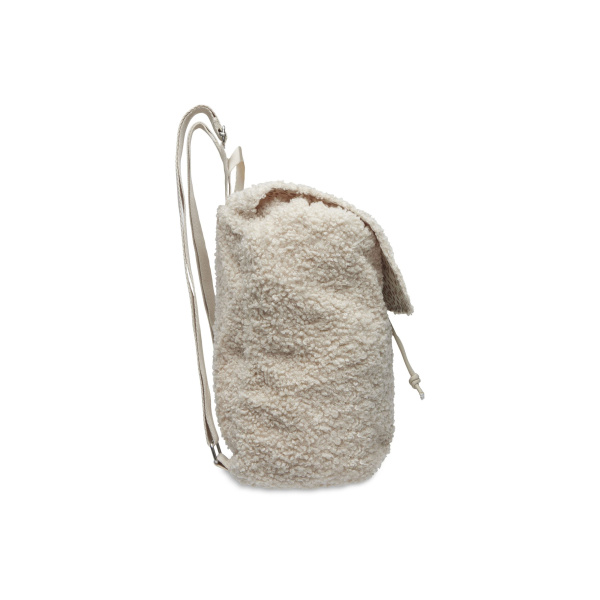 Rugtasje boucle teddy naturel - Afbeelding 2