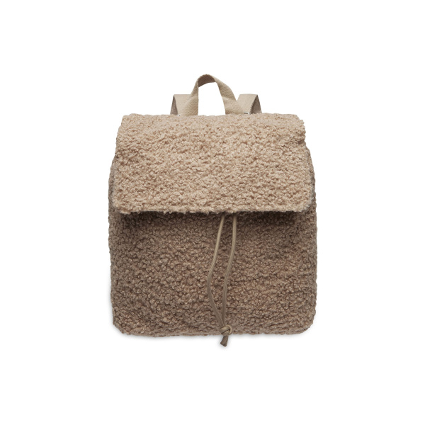 Rugtasje boucle teddy biscuit - Afbeelding 2
