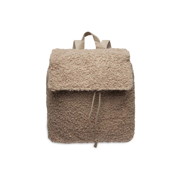 Rugtasje boucle teddy biscuit - Afbeelding 2