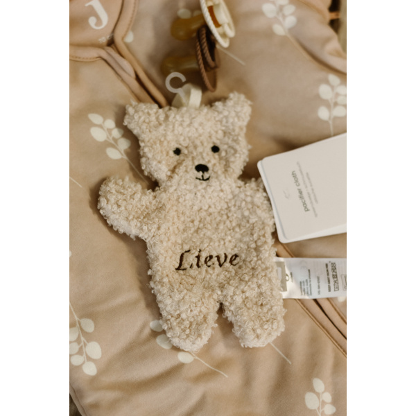 Speendoekje teddy bear naturel - Afbeelding 2