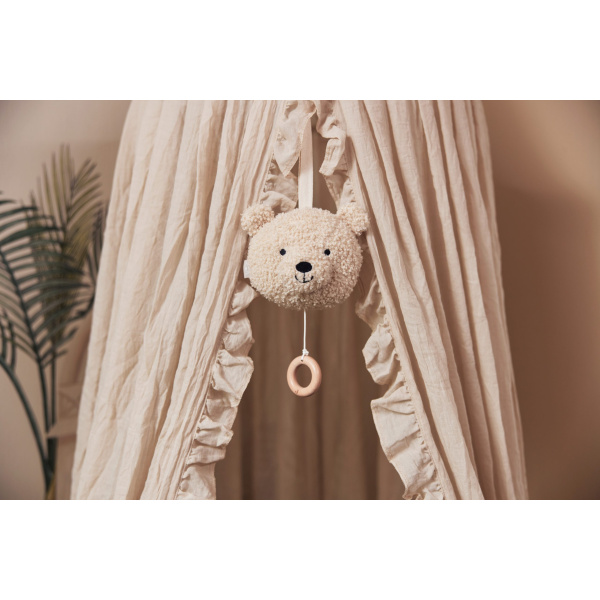 Jollein muziekhanger teddy bear naturel - Afbeelding 2