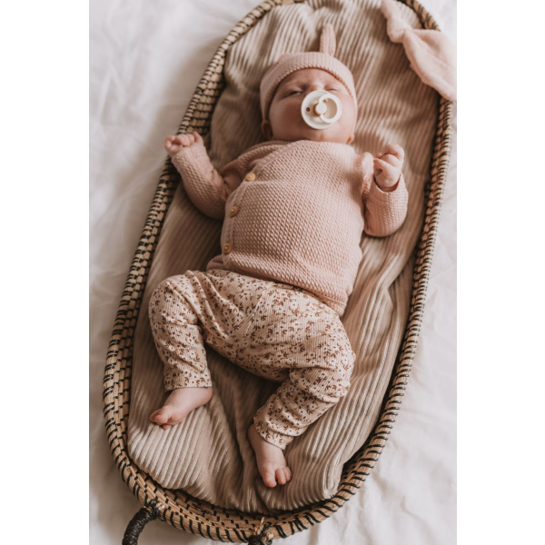 Broekje rib blossom beige