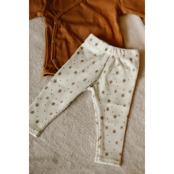 Broekje little flower naturel