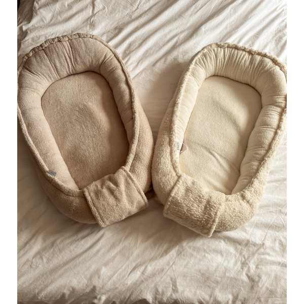 Babynest teddy zand - Afbeelding 4