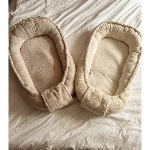 Babynest teddy zand - Afbeelding 4