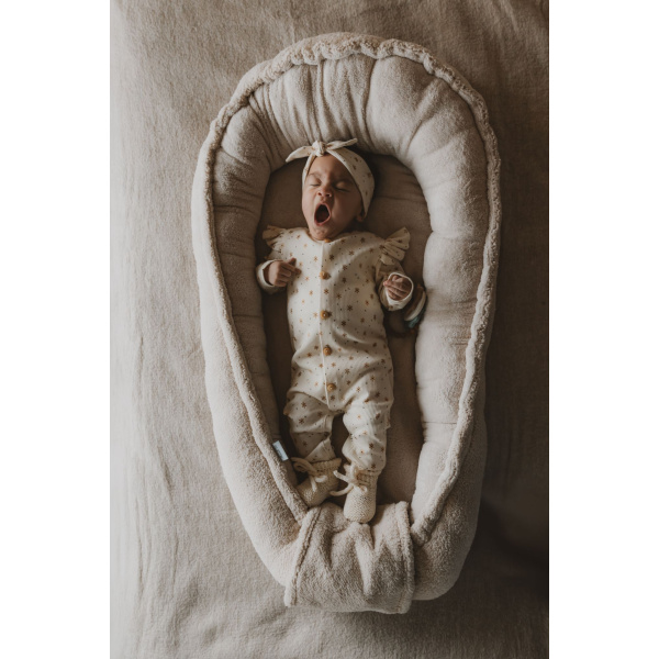 Babynest teddy zand