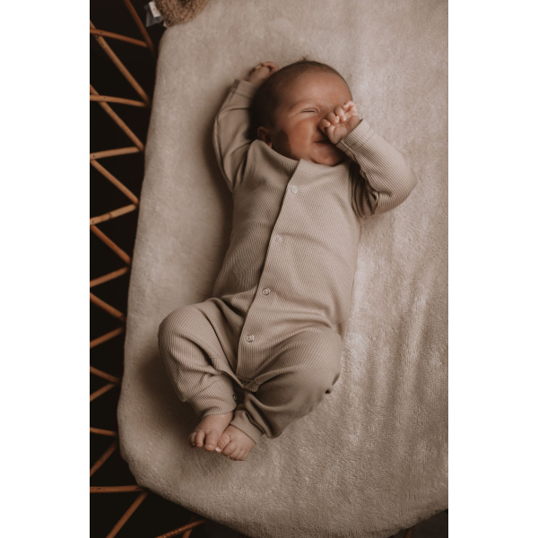 Boxpakje rib taupe