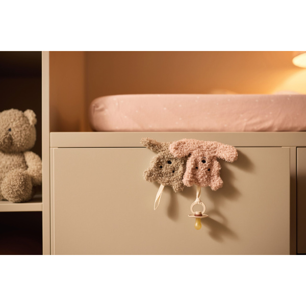 Speendoekje teddy bear wild rose
