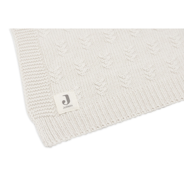 Wiegdeken 75x100 cm Grain Knit Oatmeal