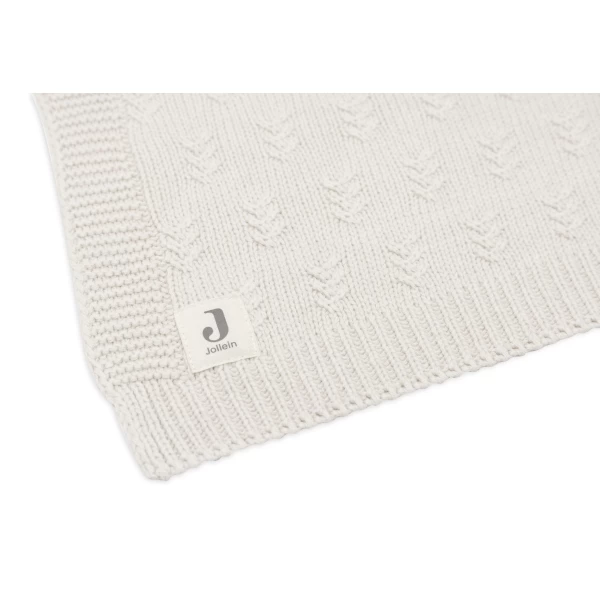 Wiegdeken 75x100 cm Grain Knit Oatmeal