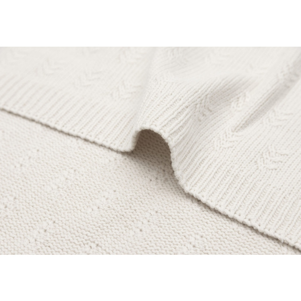 Jollein Wiegdeken 75x100 cm Grain Knit Oatmeal