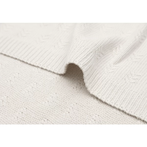 Jollein Wiegdeken 75x100 cm Grain Knit Oatmeal