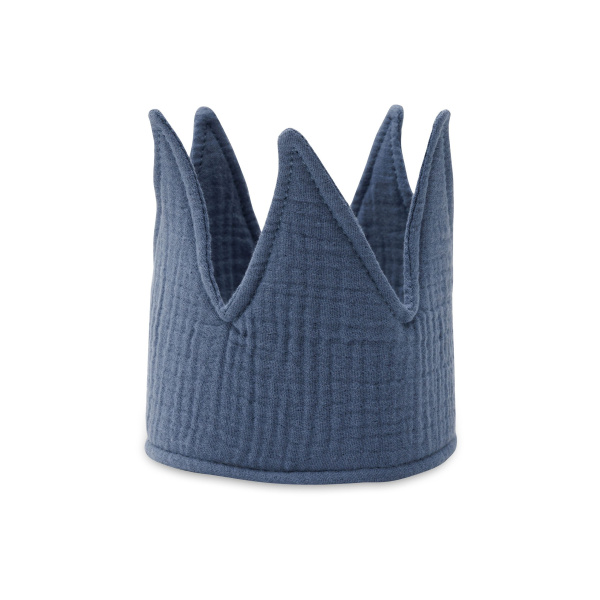 Jollein Verjaardag kroon 12x35cm Jeans Blue