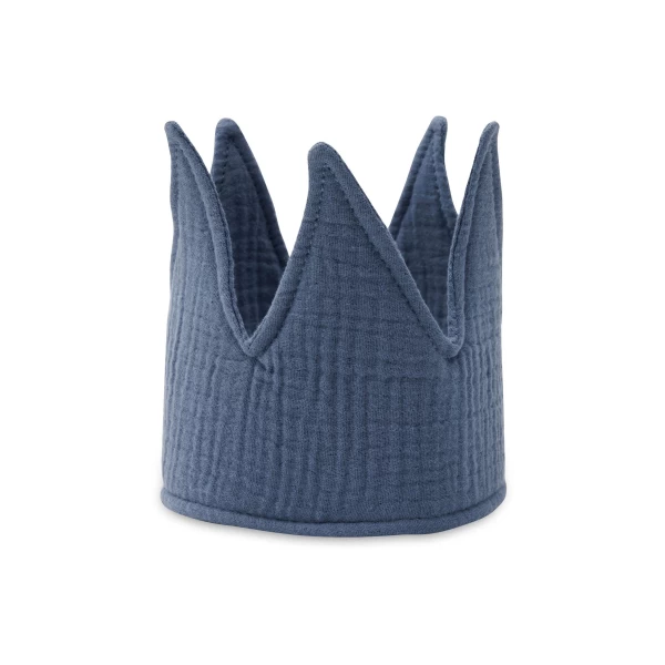 Jollein Verjaardag kroon 12x35cm Jeans Blue
