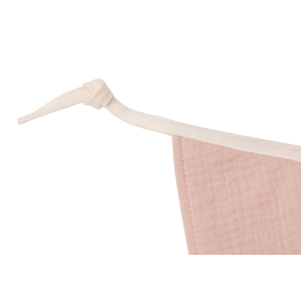 Vlaggelijn 200x17 Wild Rose/Ivory detail2