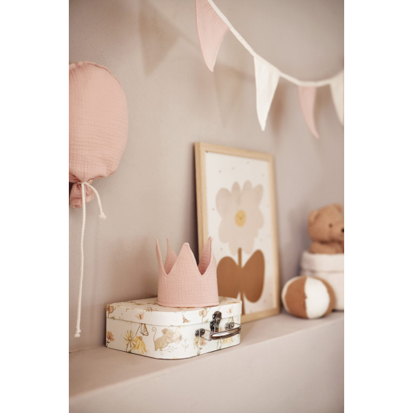 Vlaggelijn 200x17 Wild Rose/Ivory