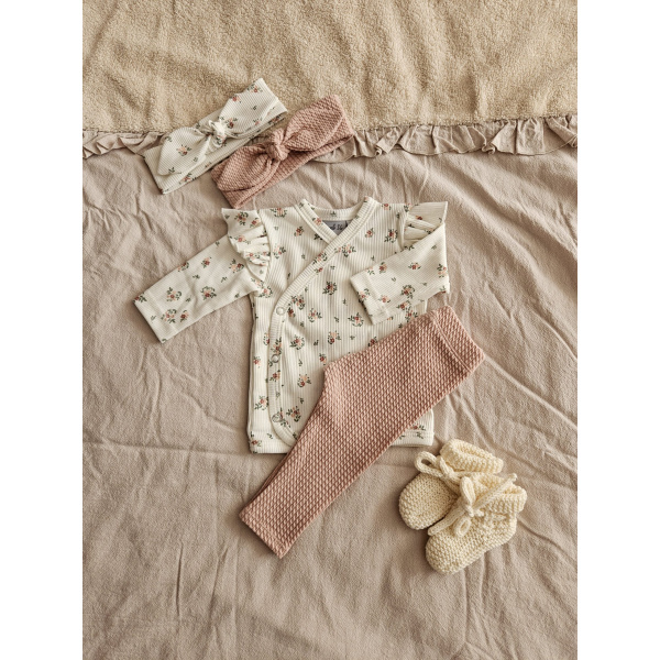 Overslagshirtje kleine bloemetjes
